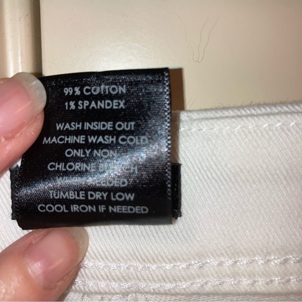 White Denim Ann Taylor Factory Skirt - Picture 4 of 4